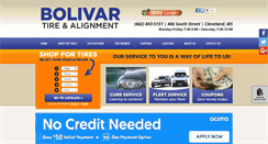 Desktop Screenshot of bolivartire.com